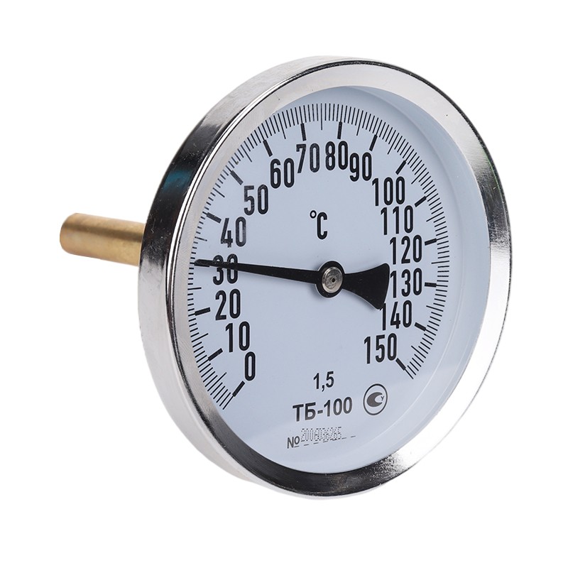 Copper sleeve thermometer axial direction